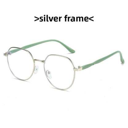 Anti Blue Light Photochromic Metal Frame Glasses
