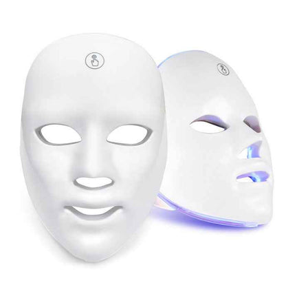 Rechargeable Phototherapy Facial Mask with Red Blue Light