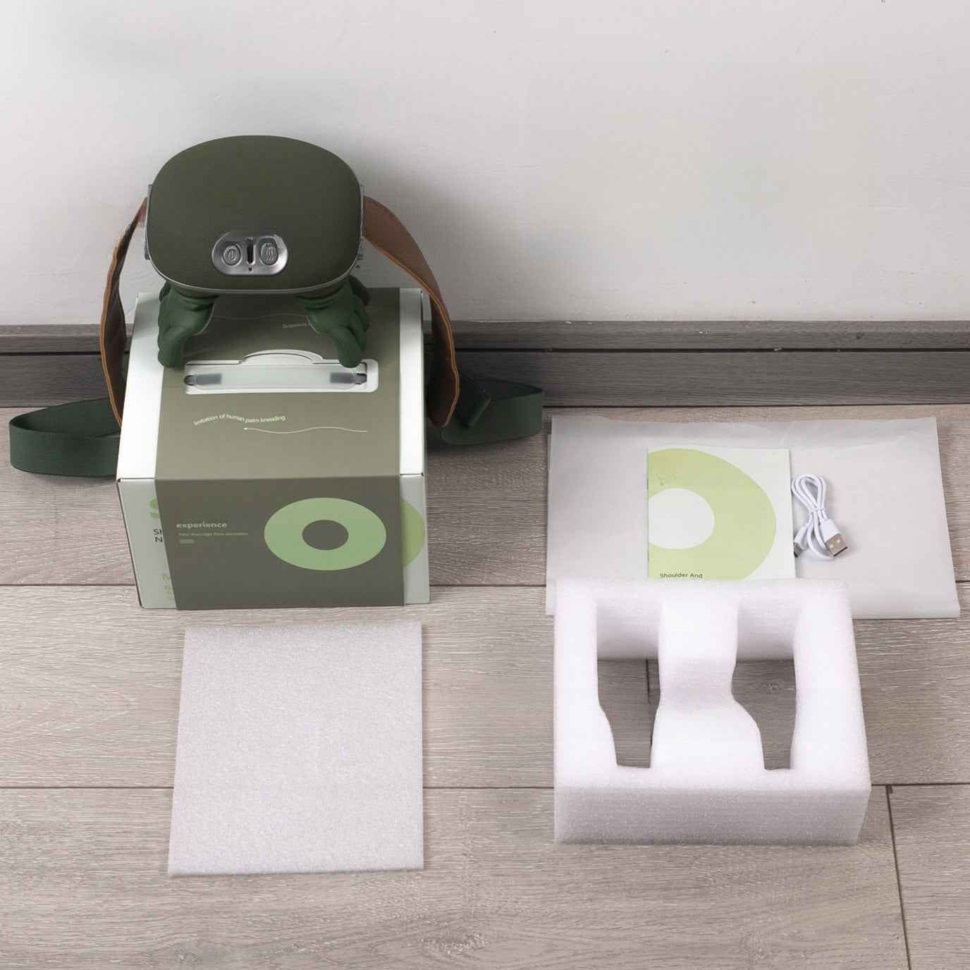 Portable Shoulder and Neck Massager with Heat Therapy for Muscle Relief and Relaxation