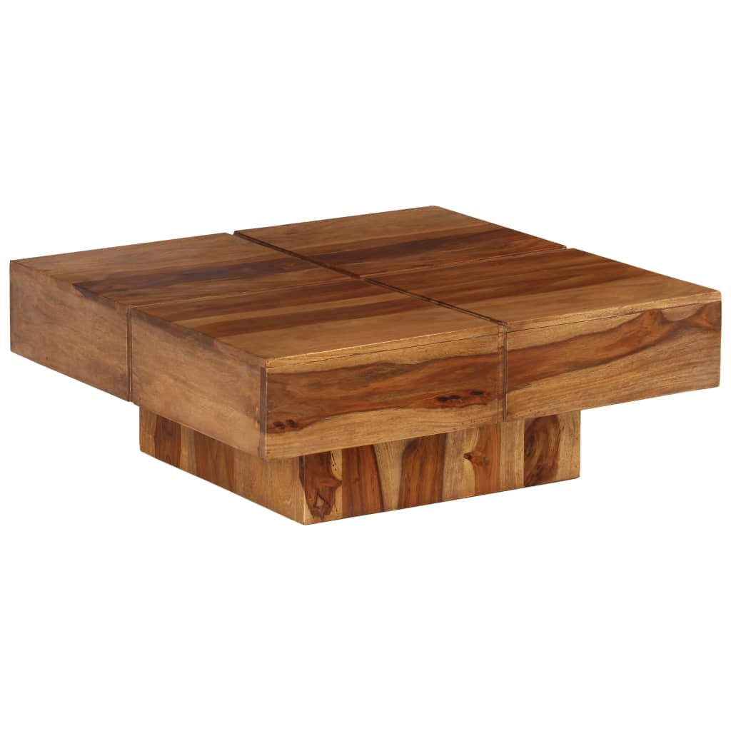 Coffee Table 80x Solid Acacia Wood   Coffee Table 80x