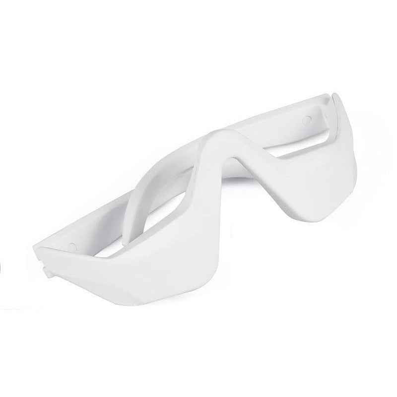 White plastic tool on a white background