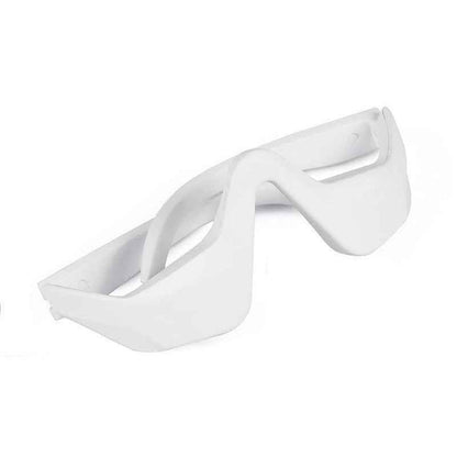 White plastic tool on a white background