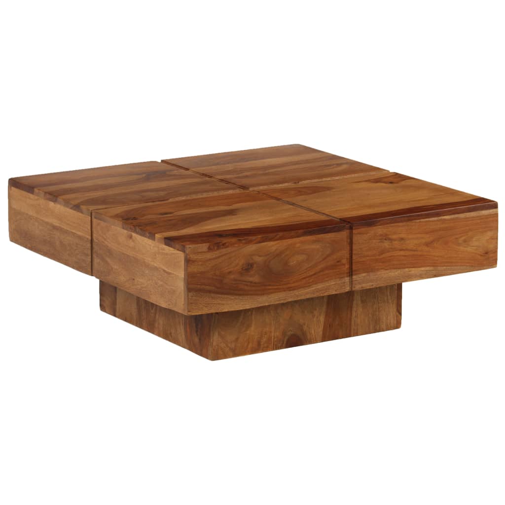 Coffee Table 80x Solid Acacia Wood   Coffee Table 80x