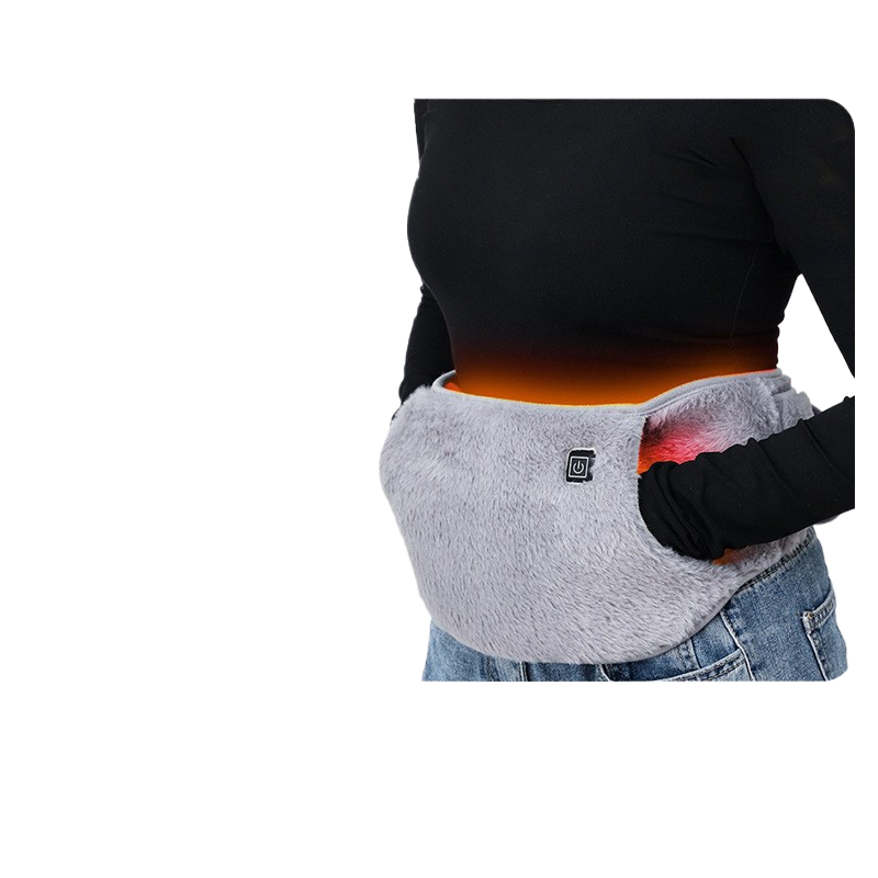 Multi-functional heated waist belt with infrared heat and built-in hand warmer pockets