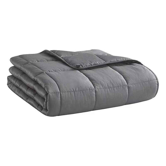 Weighted gravity blanket with glass beads for deep pressure therapy and sleep