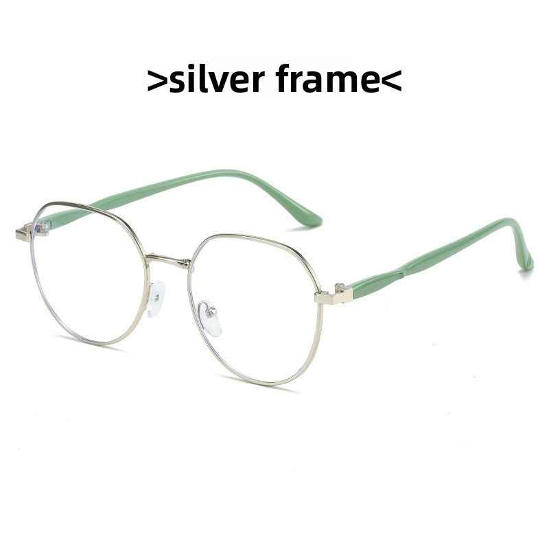 Anti Blue Light Photochromic Metal Frame Glasses