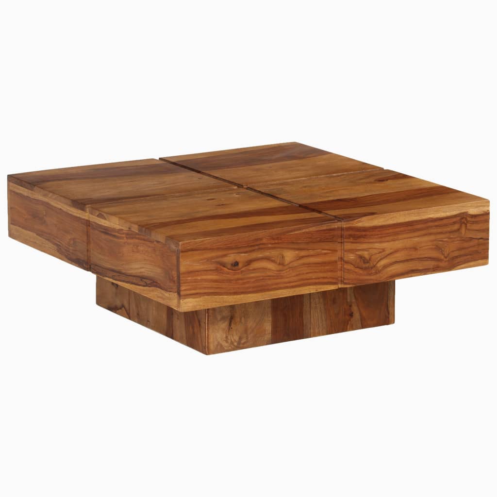 Coffee Table 80x Solid Acacia Wood   Coffee Table 80x