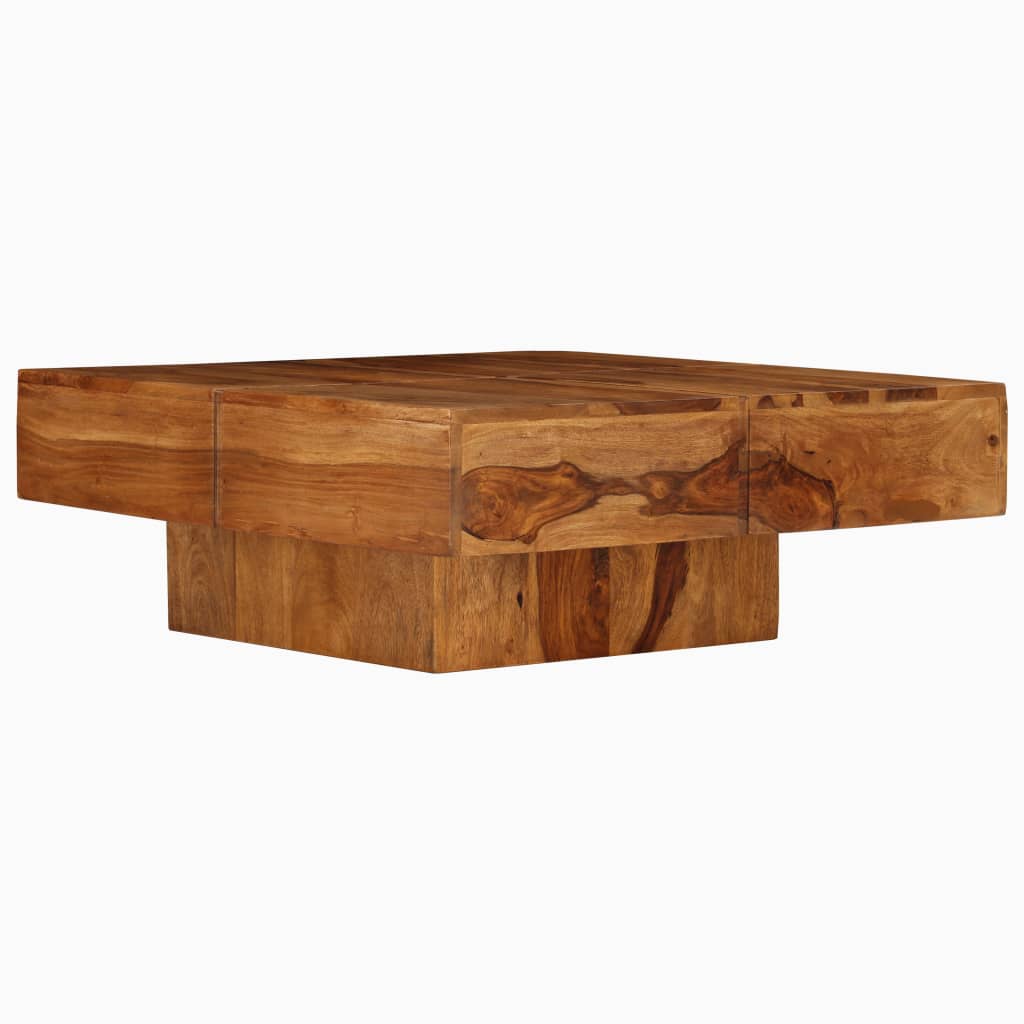 Coffee Table 80x Solid Acacia Wood   Coffee Table 80x