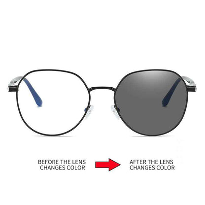 Trendy milk tea colored anti-blue light computer glasses