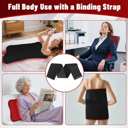 Professional Red Light Therapy Mat with Infrared Heat for Muscle Recovery and Wellness