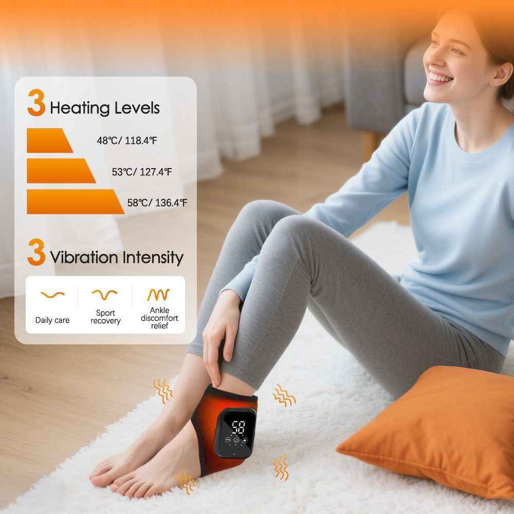 Portable electric foot and ankle massager