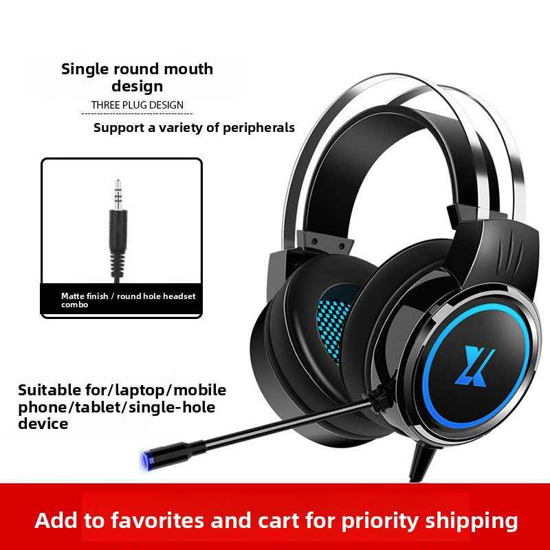 Gaming headset with USB 7.1 surround sound adapter for competitive PC gaming
