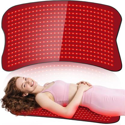Professional Red Light Therapy Mat with Infrared Heat for Muscle Recovery and Wellness